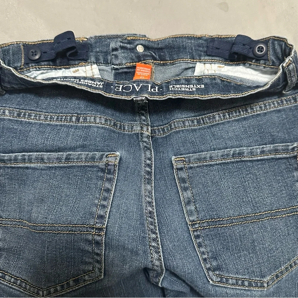 Children’s Place boys stretch‎ straight jeans adjustable waistband size 14